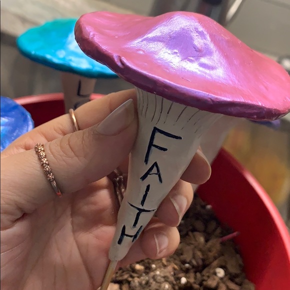 3 Magic Mushroom Garden Stakes 🤗✨🍄 - Picture 8 of 16